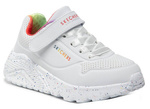 Trampki dla dzieci białe Skechers Uno Lite Rainbow Specks (310457L-WMLT)