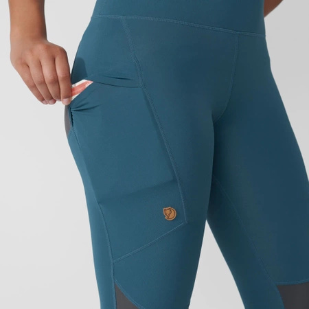 Spodnie damskie Fjällräven Abisko Trekking Tights Pro W Indigo Blue-Iron Grey (F84771-534-048)