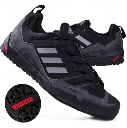 Buty trekkingowe outdoor męskie czarne adidas Terrex Swift Solo 2 M (GZ0331)