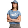 Koszulka damska Puma Ess Metallic No.1 Logo niebieska (631536 34)