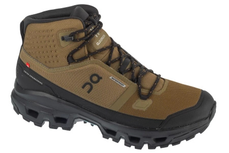 Buty Trekkingowe męskie On Cloudrock Mid Waterproof wysokie poza kostkę Brązowe (3MF10161473)