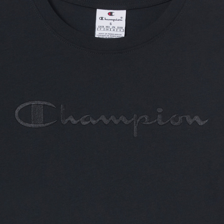 Koszulka damska Champion SS Tee czarna (118382 KK001)