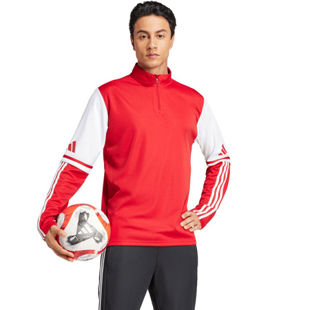 Bluza męska adidas Squadra 25 Training Top czerwono-biała (JD2984)