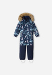 Kombinezon zimowy dziecięcy Reima Reimatec winter overall. Kipina Navy  Age 2 Kids Unisex wodoodporny granatowy  (5100040B-6981)