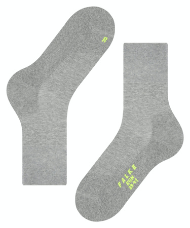 Wyprzedaż - Skarpety sportowe męskie/damskie długie FALKE Run SO light grey (16605-3400)