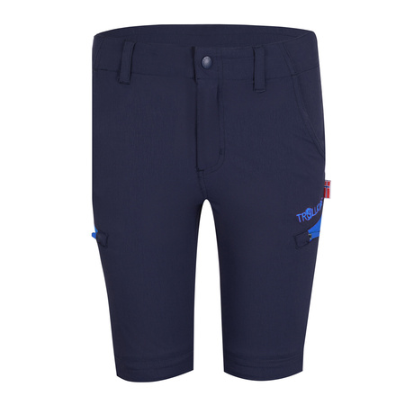 Spodnie zapinane na zamek dziecięce dla chłopca/dziewczynki Trollkids Kids Kjerag Zip-Off Pants navy/medium blue (177-117)