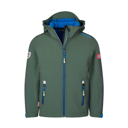 Kurtka softshell Trollkids Kids Trollfjord Jacket dla chłopca/dziewczynki (161-348)