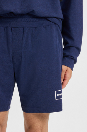 Spodenki męskie do spania Hugo Loungewear Laze AZZURRO (50525247-409)