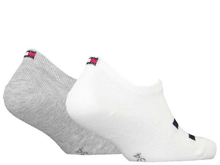 Skarpetki unisex Tommy Hilfiger TH KIDS FOOTIE 2P białe (701223779001)