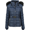 Wyprzedaż - Kurtka zimowa damska Geographical Norway Blood Lady Blue parka granatowa (WT4141F/GN-BLUE)