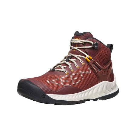 Wyprzedaż - Buty trekkingowa damskie KEEN NXIS EVO MID WP ANDORRA/GOLDEN YELLOW oddychająca membrana (KE-1027793)