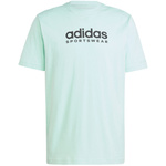 Koszulka męska adidas All SZN Graphic Tee miętowa (IC9814)