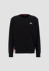 Bluza męska Alpha Industries Basic Sweater Small Logo black sweter z małym logo czarny (188307-03)