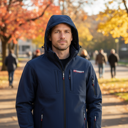 Geographical Norway Softshell TUNAR DB NAVY MEN 009 (WY9170H/GN/Navy)