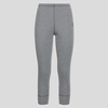 Wyprzedaż - Legginsy termoaktywne damskie 3/4 Odlo Active Warm Eco spodnie sportowe do łydki szare (159131/10183)