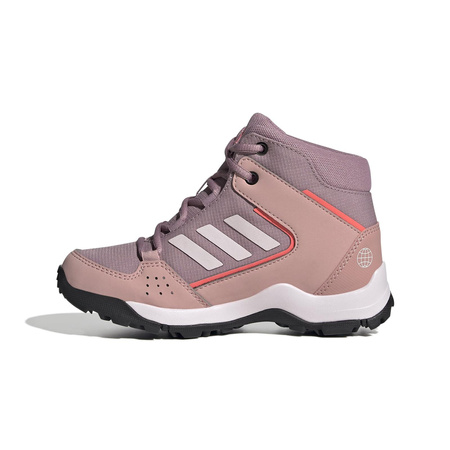 Wyprzedaż - Buty trekkingowe dziecięce adidas Terrex HyperHiker K wysokie z elementami odblaskowymi różowe (GZ9214)