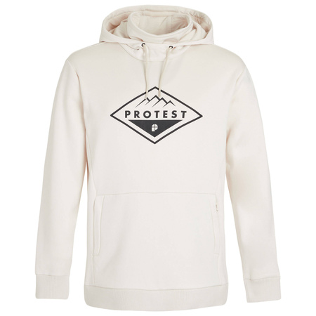 Bluza męska Protest PRTISSYK hoody kieszeń kangurka biała (P3710822/106)