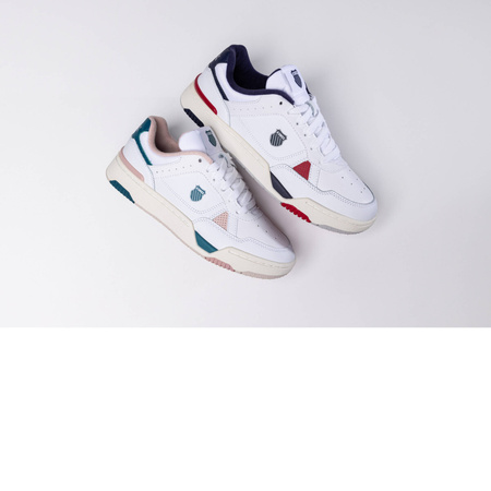 Wyprzedaż - Sneakersy męskie sportowe białe K-Swiss Match Pro LTH tenisówki ze skóry naturalnej (08905-130-M)