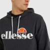 Wyprzedaż - Bluza z kapturem męska Ellesse SL Gottero OH Hoody Dark Grey Marl ciemnoszara (SHC07407-106)