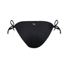 Wyprzedaż - Majtki kąpielowe damskie Puma Swim Women Side Tie Bikini Bottom 1P dół od bikini czarne (907691-05)