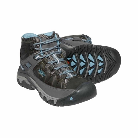 Wyprzedaż - Buty trekkingowe damskie Keen Targhee III MID WP skórzane wodoodporne szare (KE-1023040)