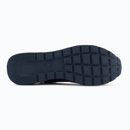 Wyprzedaż - Sneakersy męskie EA7 Emporio Armani Legacy Knit buty sportowe lifestylowe granatowe (X8X171-XK373-T999)