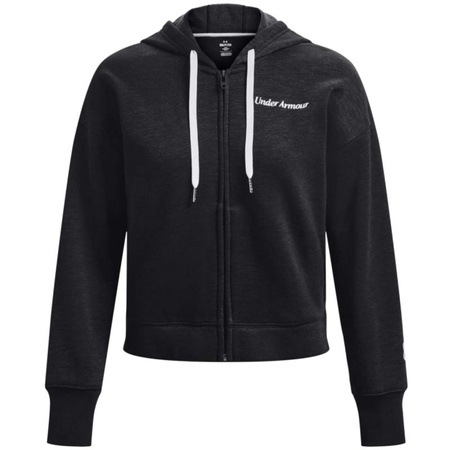 Bluza Under Armour Essential Fleece Script FZ Hoodie W (1374106-001)