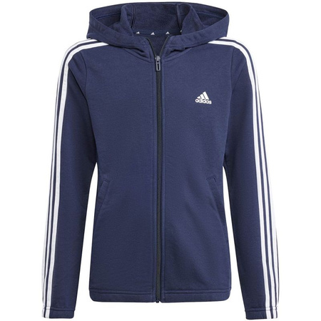 Bluza adidas Essentials 3-Stripes Full-Zip Hoodie Jr (IB1667)