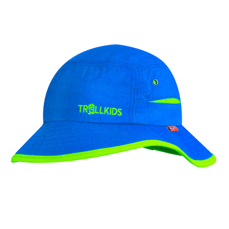 Czapka na lato dziecięca dla chłopca/dziewczynki Trollkids Kids Trollfjord Hat medium blue/light green (944-106)