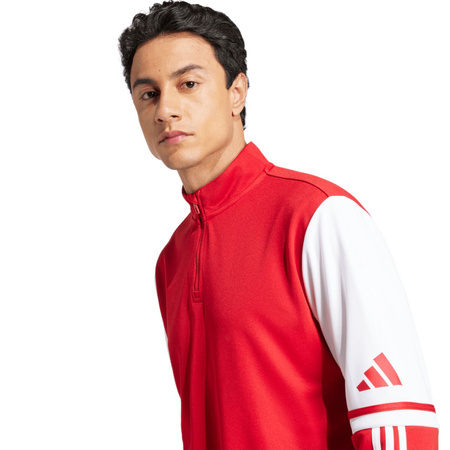Bluza męska adidas Squadra 25 Training Top czerwono-biała (JD2984)