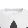 Koszulka sportowa dziecięca adidas Trefoil Tee bawełniana biała (DV2904)