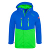 Kurtka przeciwdeszczowa dziecięca dla chłopca/dziewczynki Trollkids Kids Nusfjord Jacket medium blue/bright green (420-106)