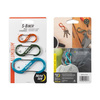 Nite Ize - Karabinek S-Biner® Aluminum Dual Carabiner Combo - 3 szt. (SBA234-A2-R6)