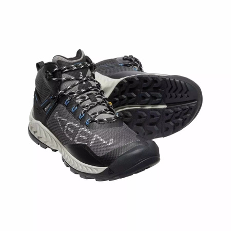 Wyprzedaż - Buty trekkingowe męskie Keen NXIS EVO MID WP wodoodporne outdoorowe szare (KE-1026108)