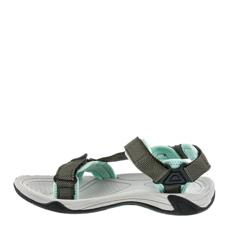 Sandały sportowe damskie CMP Hamal WMN Hiking Sandal turystyczne zielone/białe (38Q9956-F854)