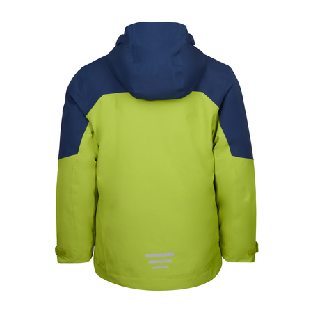 Kurtka przeciwdeszczowa dziecięca dla chłopca/dziewczynki Trollkids Kids Skaland Jacket kiwi/mystic blue (440-345)