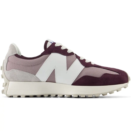 Buty sportowe damskie/męskie New Balance 327 sneakersy zamszowe fioletowe (U327CF)