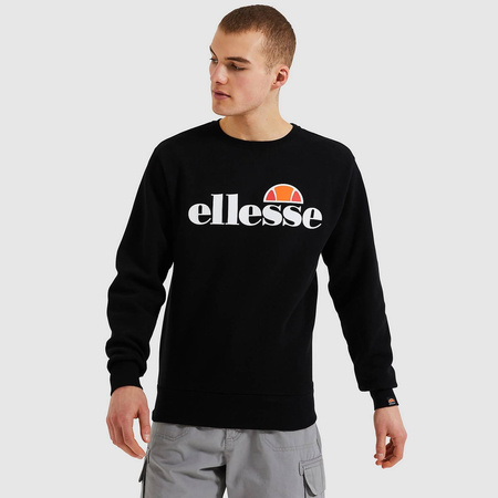 Wyprzedaż - Bluza sportowa męska Ellesse SL Succiso Sweatshirt Black streetwearowa męska czarna (SHC07930-011)
