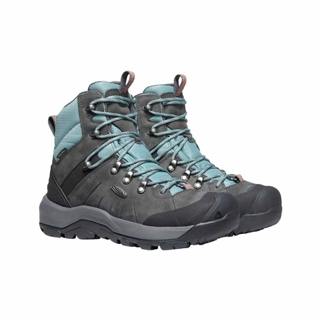 Wyprzedaż - Buty trekkingowe damskie Keen Revel IV MID outdoorowe hikingowe szare (KE-1023629)