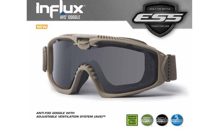 ESS - Gogle Taktyczne Influx AVS Goggle - Czarny (EE7018-09)