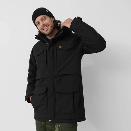 Kurtka ocieplana męska Fjällräven Nuuk Parka M Black (F86668-550)