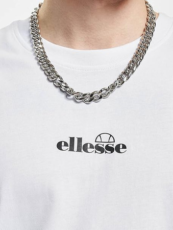 Wyprzedaż - Koszulka na lato męska Ellesse Ollio Tee White bawełniana biała (SHP16463-908)