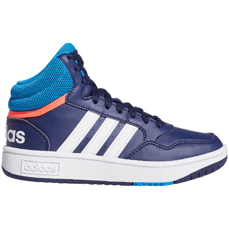 Buty dla dzieci adidas Hoops Mid granatowe (GW0400)