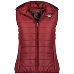 Bezrękawnik Geographical Norway VATIKA HOOD EO GIRL 233 bordowy dla dziweczynki (WW2008E/GNO-Burgundy)