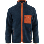 Polar męski Fjällräven Vardag Pile Fleece M Navy-Autumn Leaf (F84158-560-215)