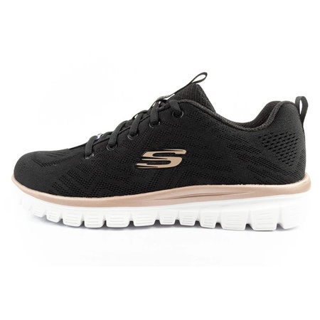 Skechers Graceful-Get buty damskie sportowe wygodne lekkie oddychające (12615/BKGD)