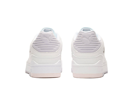 Sneakersy damskie Puma Slipstream Wns White Spring Lavender białe buty skórzane (386270-14)