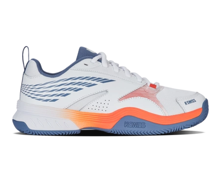Męskie sneakersy K-Swiss SPEEDEX HB WHITE/INFINITY/SCARLET IBIS-M (09191-155-M)