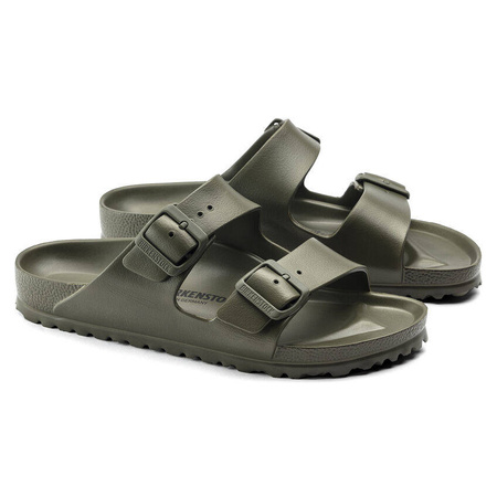 Klapki męskie zielone Birkenstock Arizona EVA Khaki regular szerokie zielone (1019094)