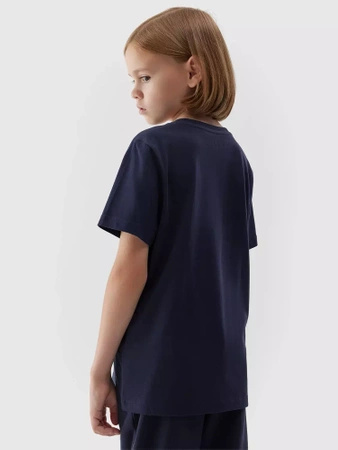 Koszulka dziecięca 4F navy blue (4FJAW23TTSHM0795-31S)